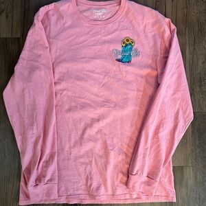 Pink Long Sleeve Blessed Girl Graphic Tee size L